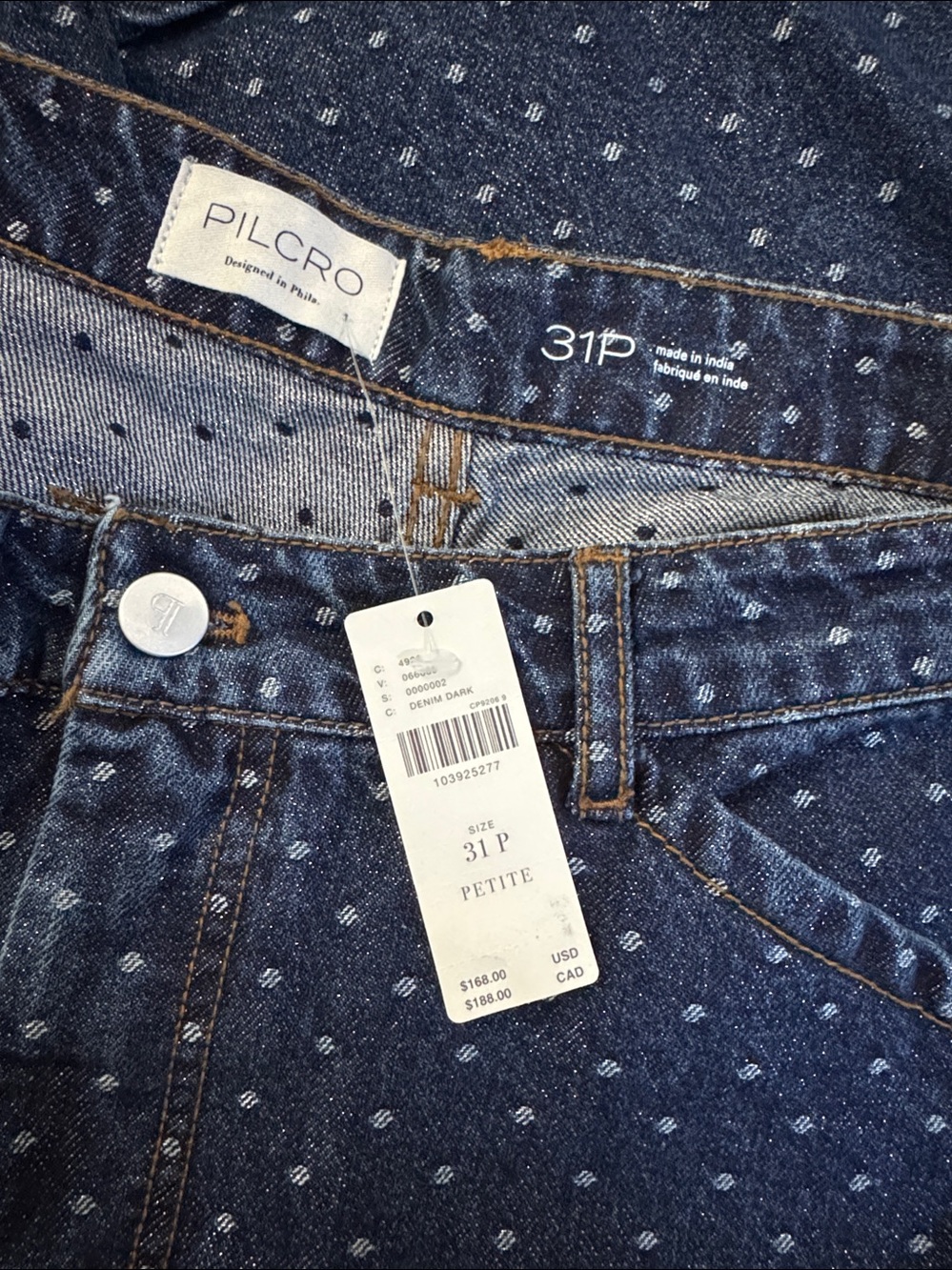 NWT Size 31 P - The Kayden Carpenter High Rise Barrel Jeans by Pilcro ( US$168) - Picture 11 of 16